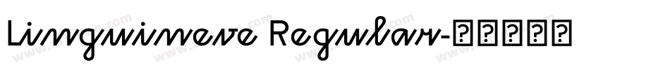 Linguineve Regular字体转换